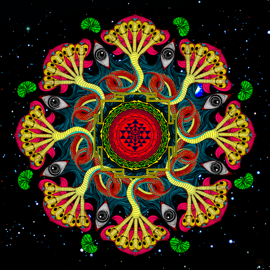 technicolour protection chakra art card