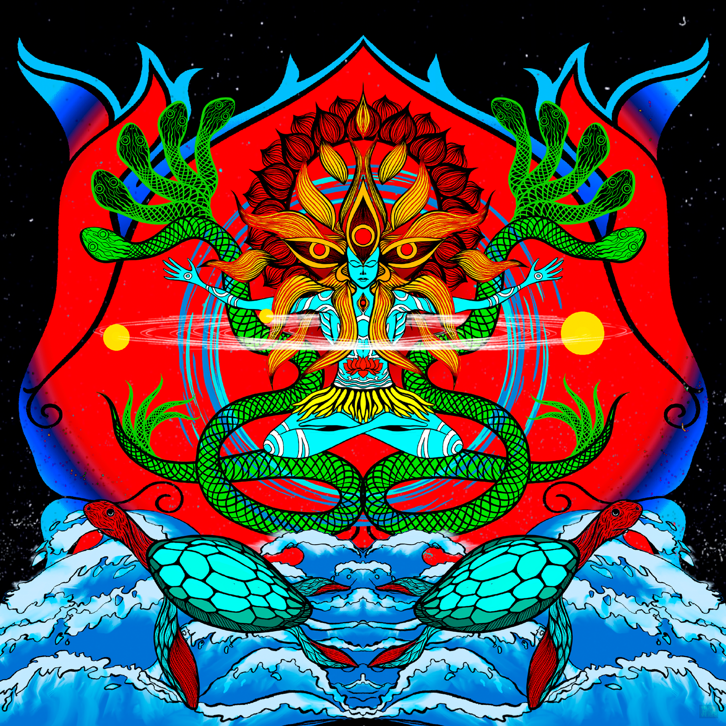 technicolour purnviram art card