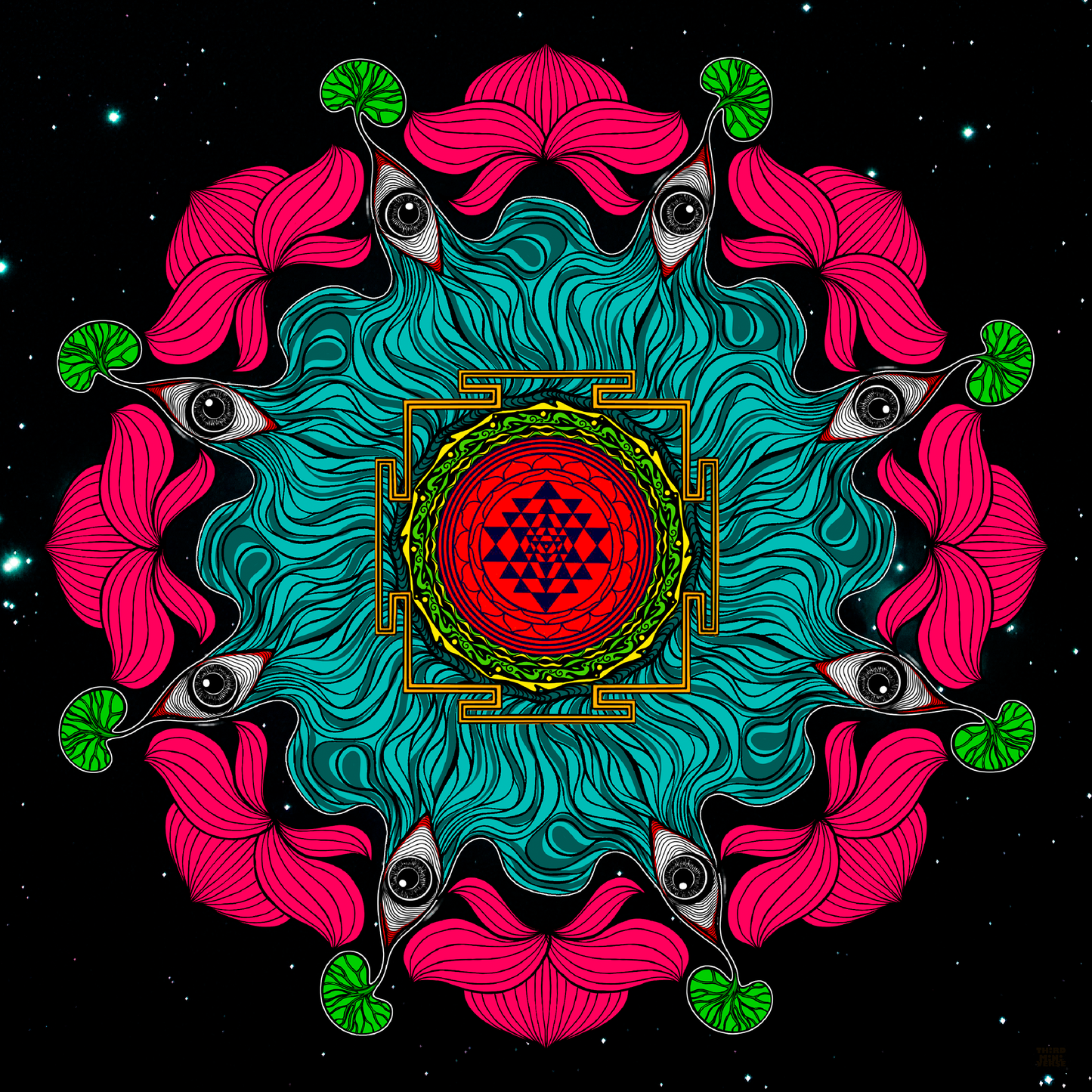 creation destruction art card