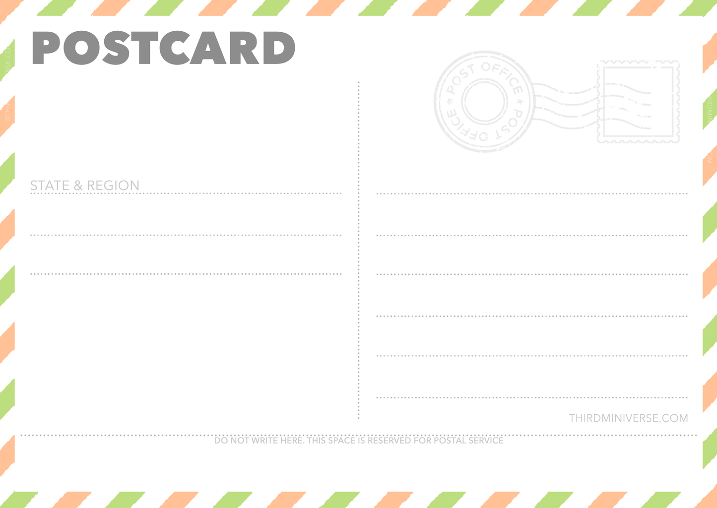 twin brother postcard