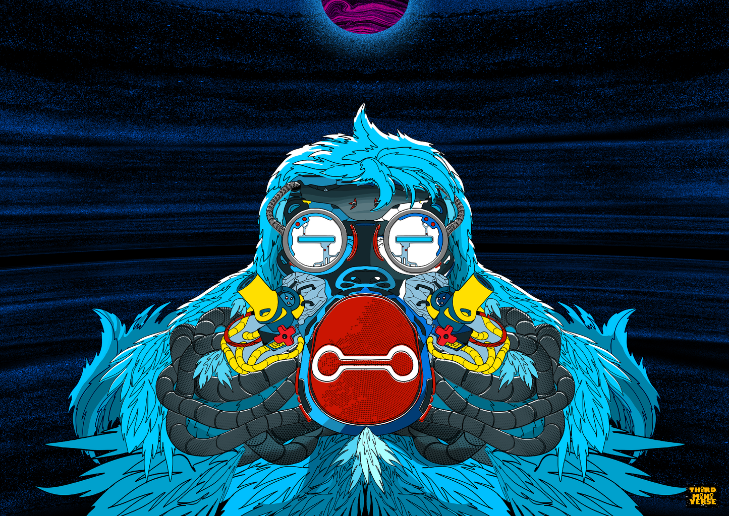 apocalyptic yeti postcard