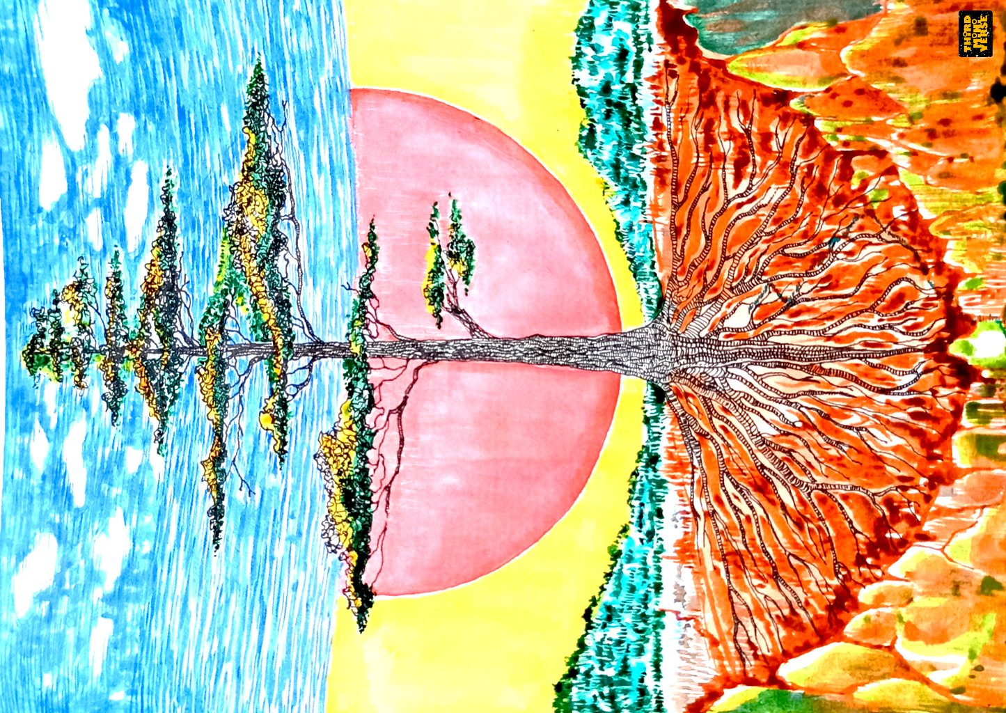 mighty tree postcard