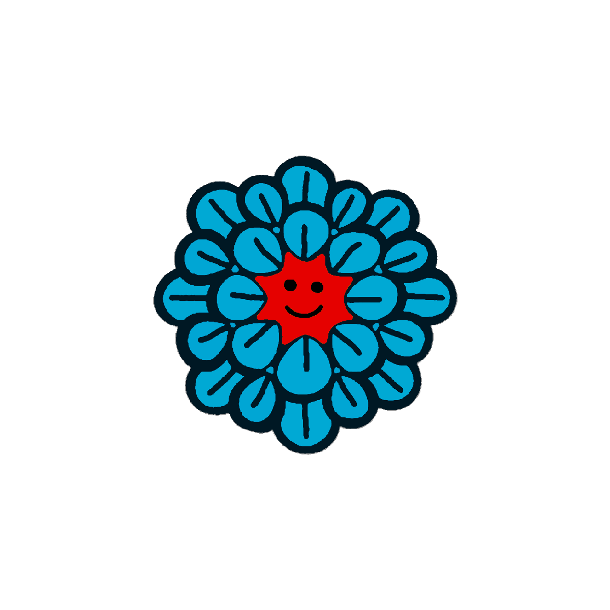 flower power sticker
