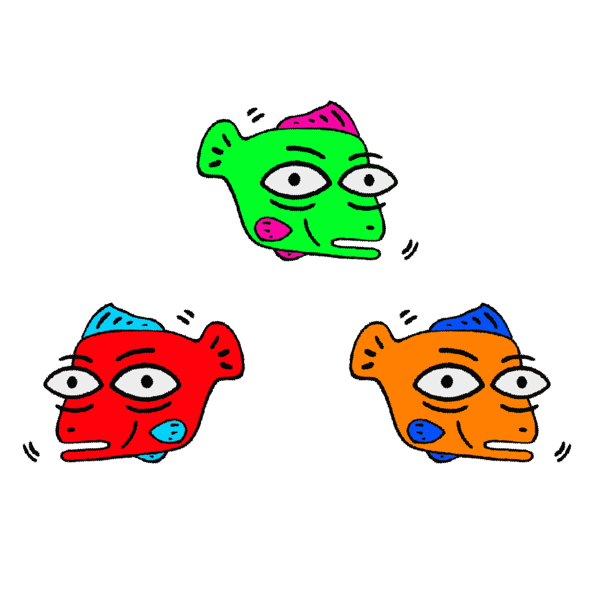 three amigos sticker