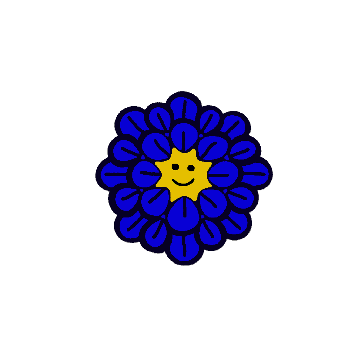 flower power sticker