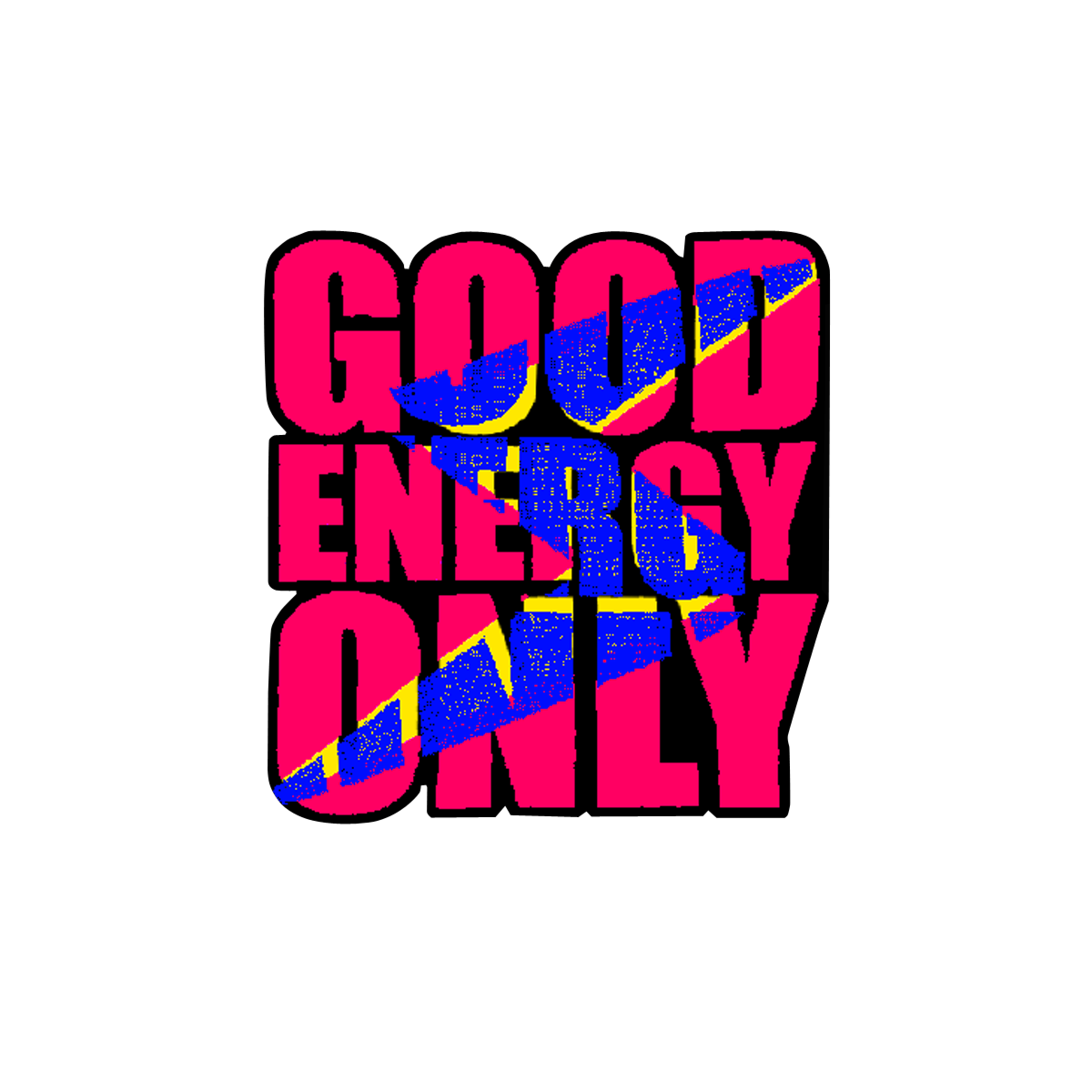 good energy only sticker