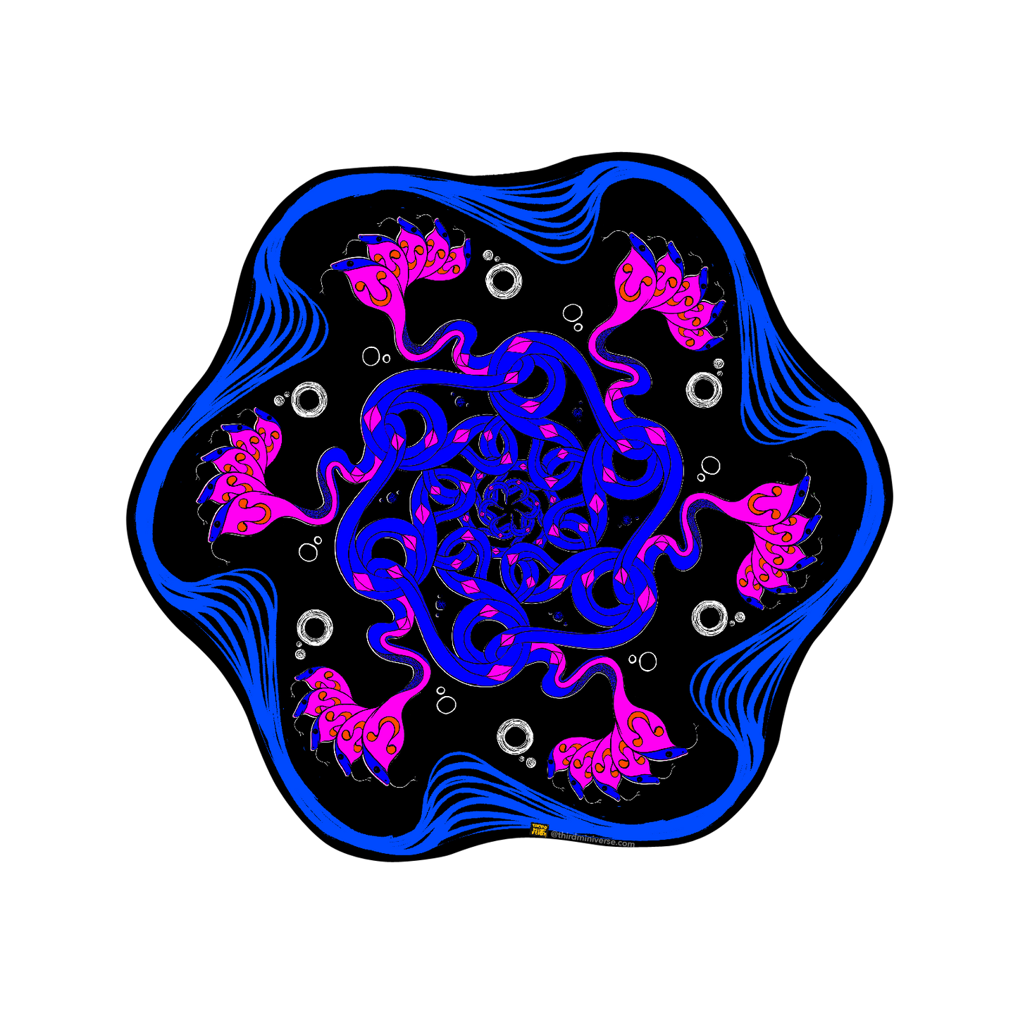 kundalini of your spine sticker