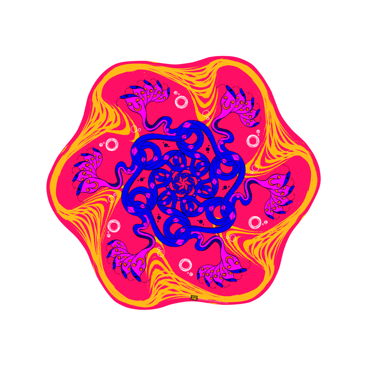 kundalini of your spine sticker