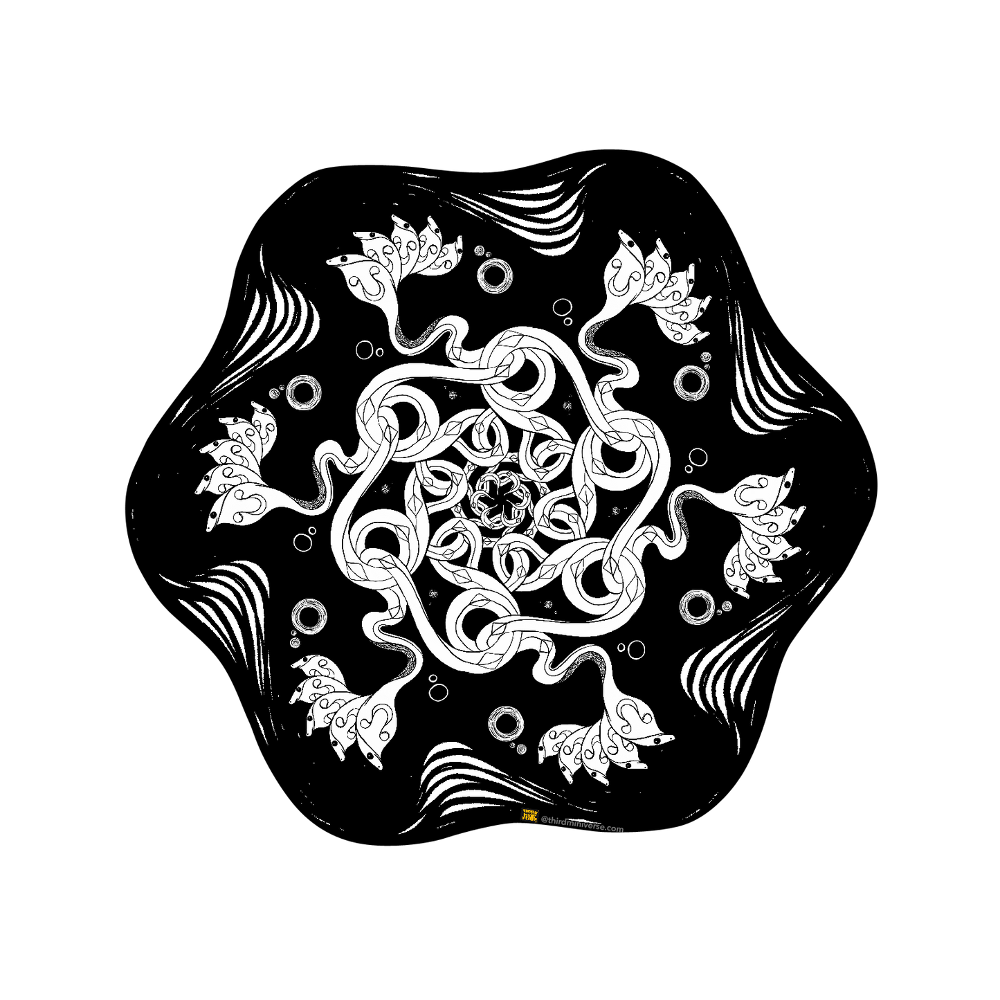 kundalini of your spine sticker