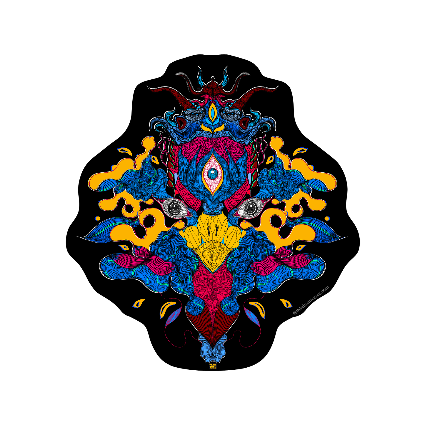 the eagle eye sees all sticker