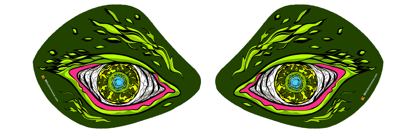 junglee eyes sticker