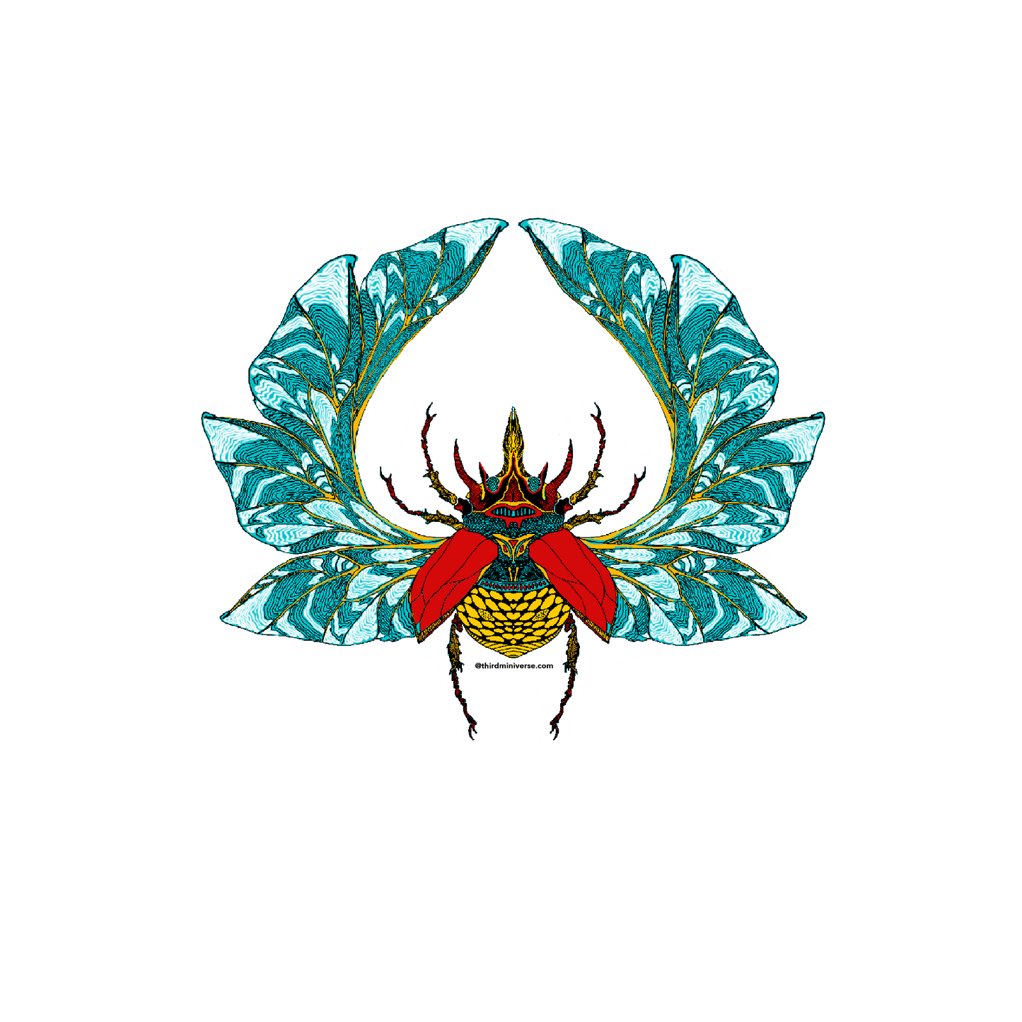 mother beetle sticker