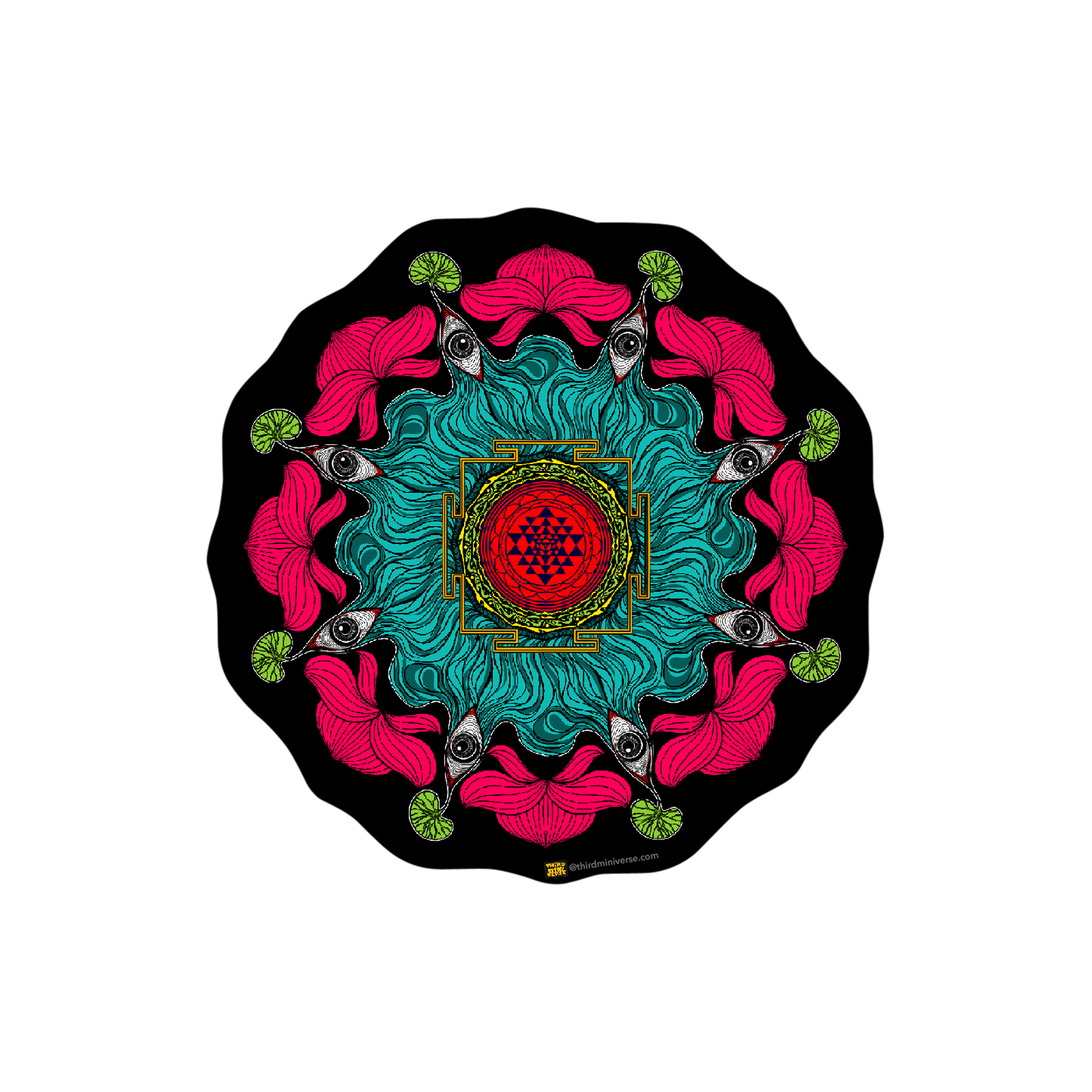 creation π destruction sticker