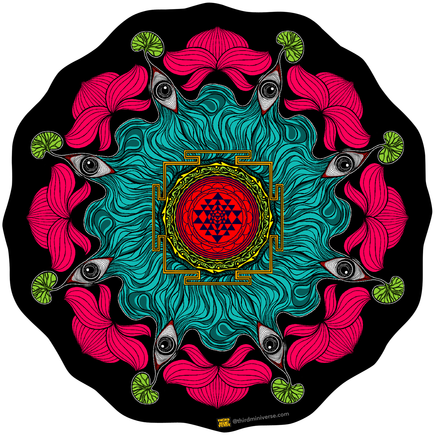 creation π destruction sticker