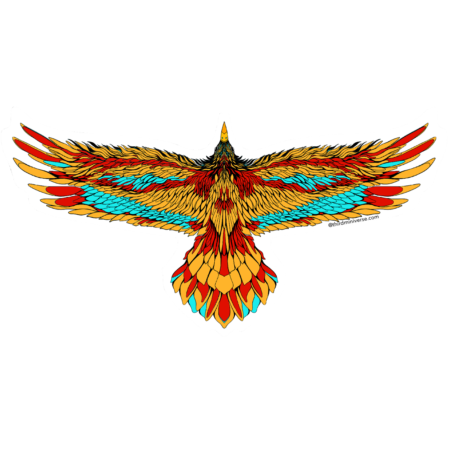 fly like an eagle sticker