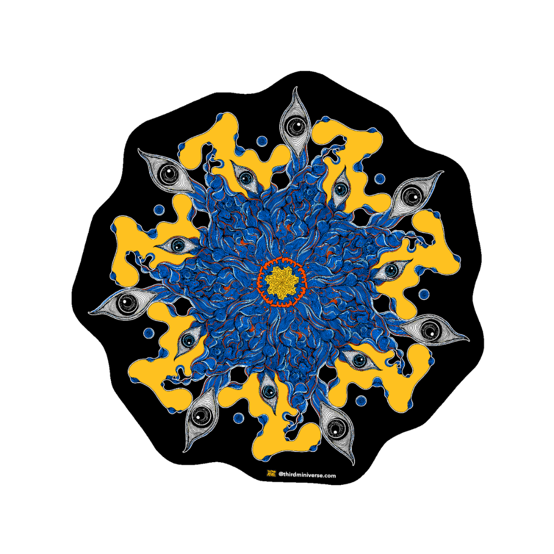 rolling eyes sticker