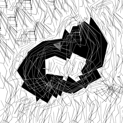 the black hole art card