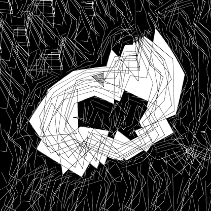 the black hole art card