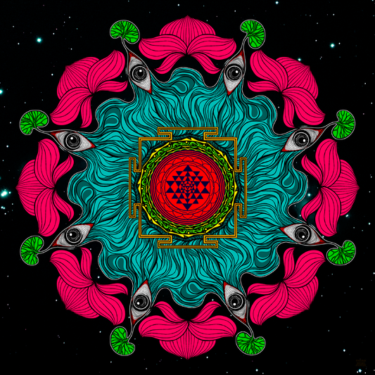 creation destruction art card