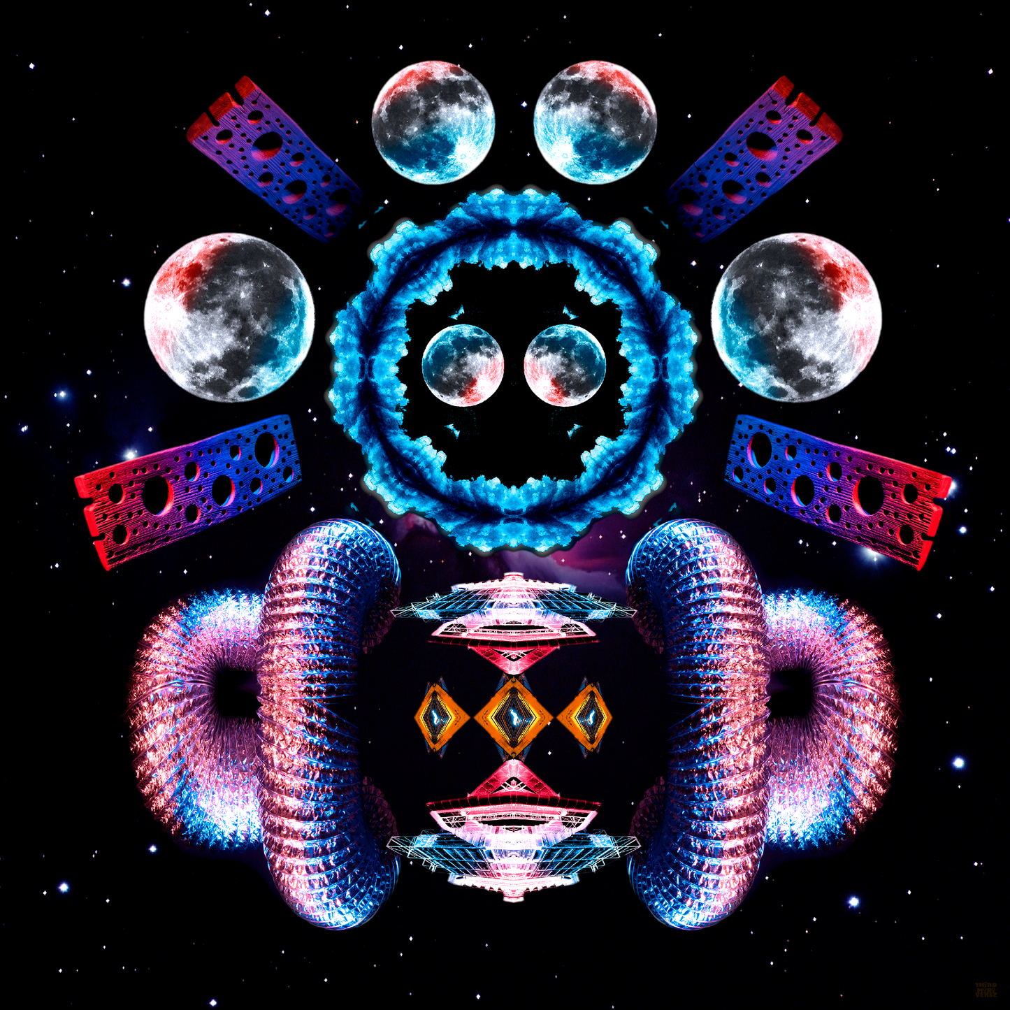 intergalactic spider art card