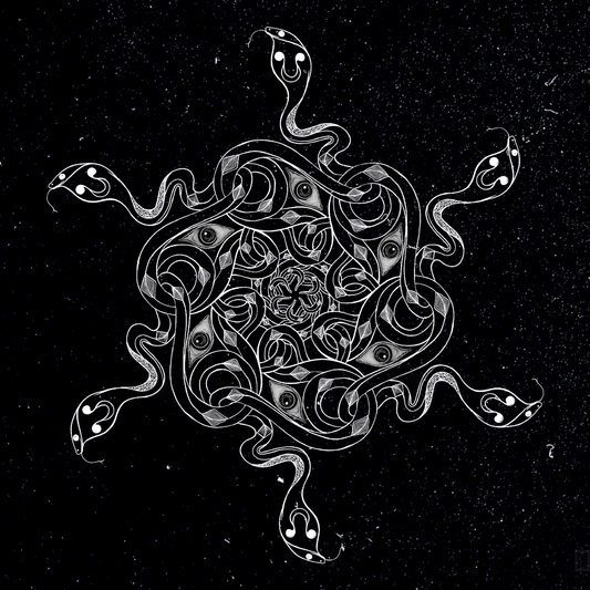 space kundalini art card