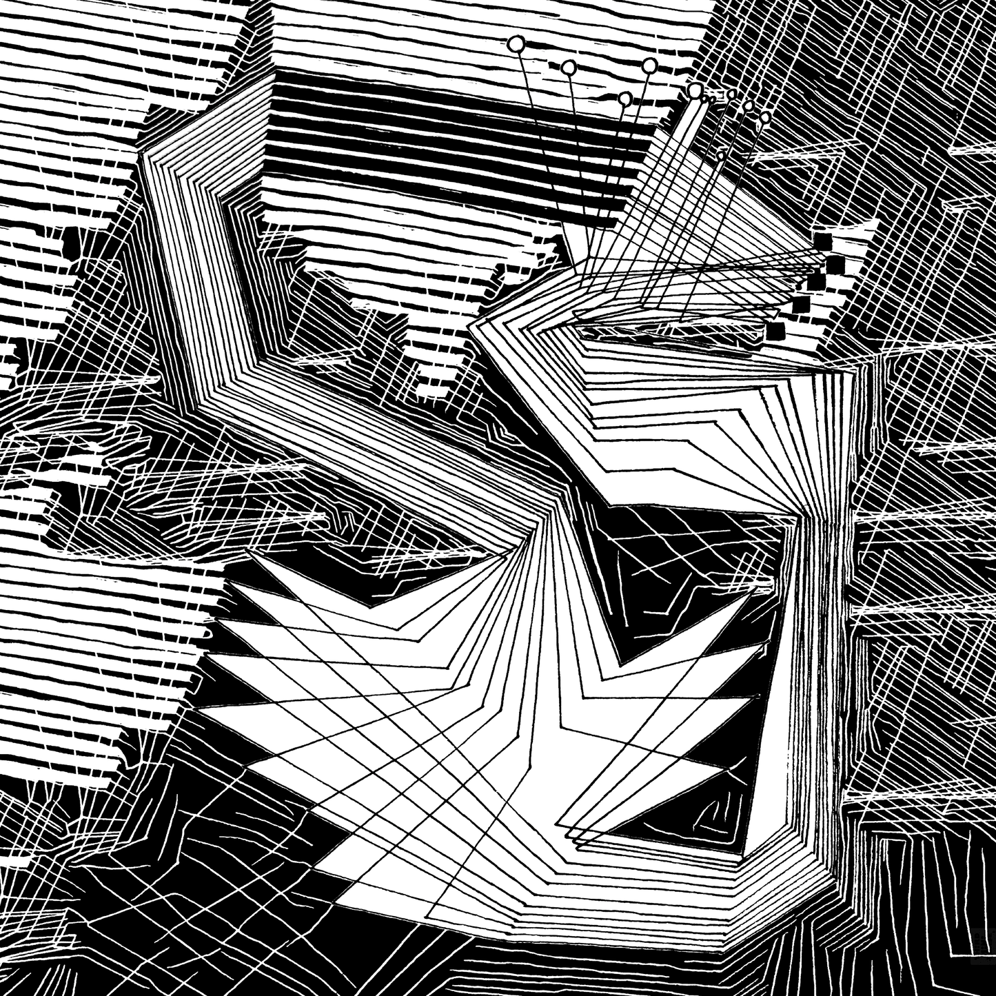 earth meets sky art card