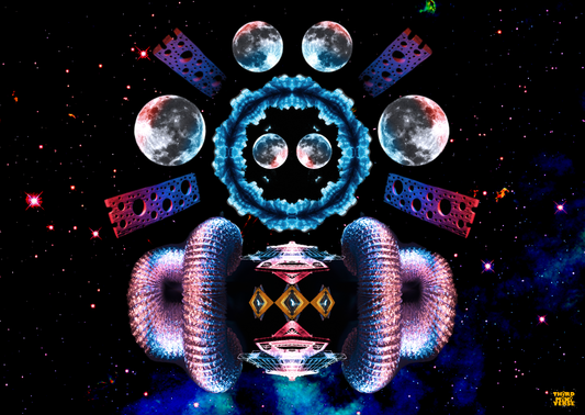 intergalactic spider postcard