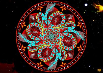 the serpent postcard