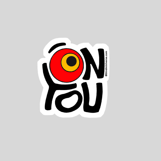 eye on you sticker