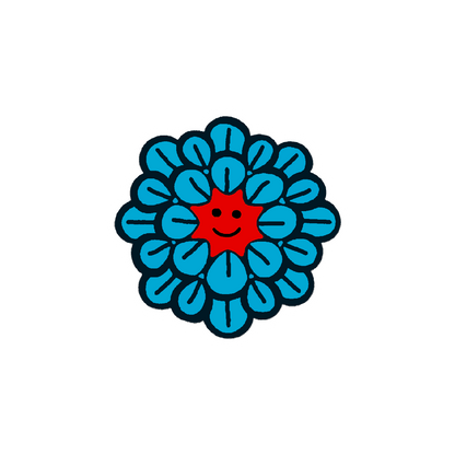 flower power sticker