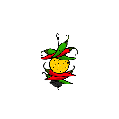 nimbu mirchi sticker