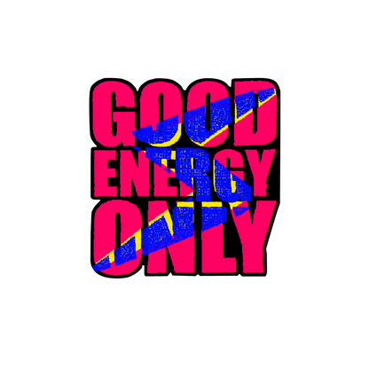 good energy only sticker
