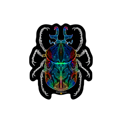 pride beetle sticker