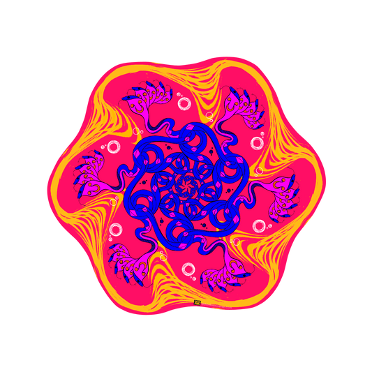 kundalini of your spine sticker