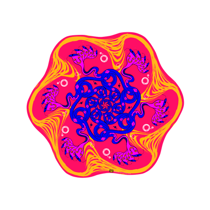 kundalini of your spine sticker