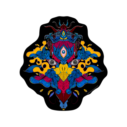 the eagle eye sees all sticker