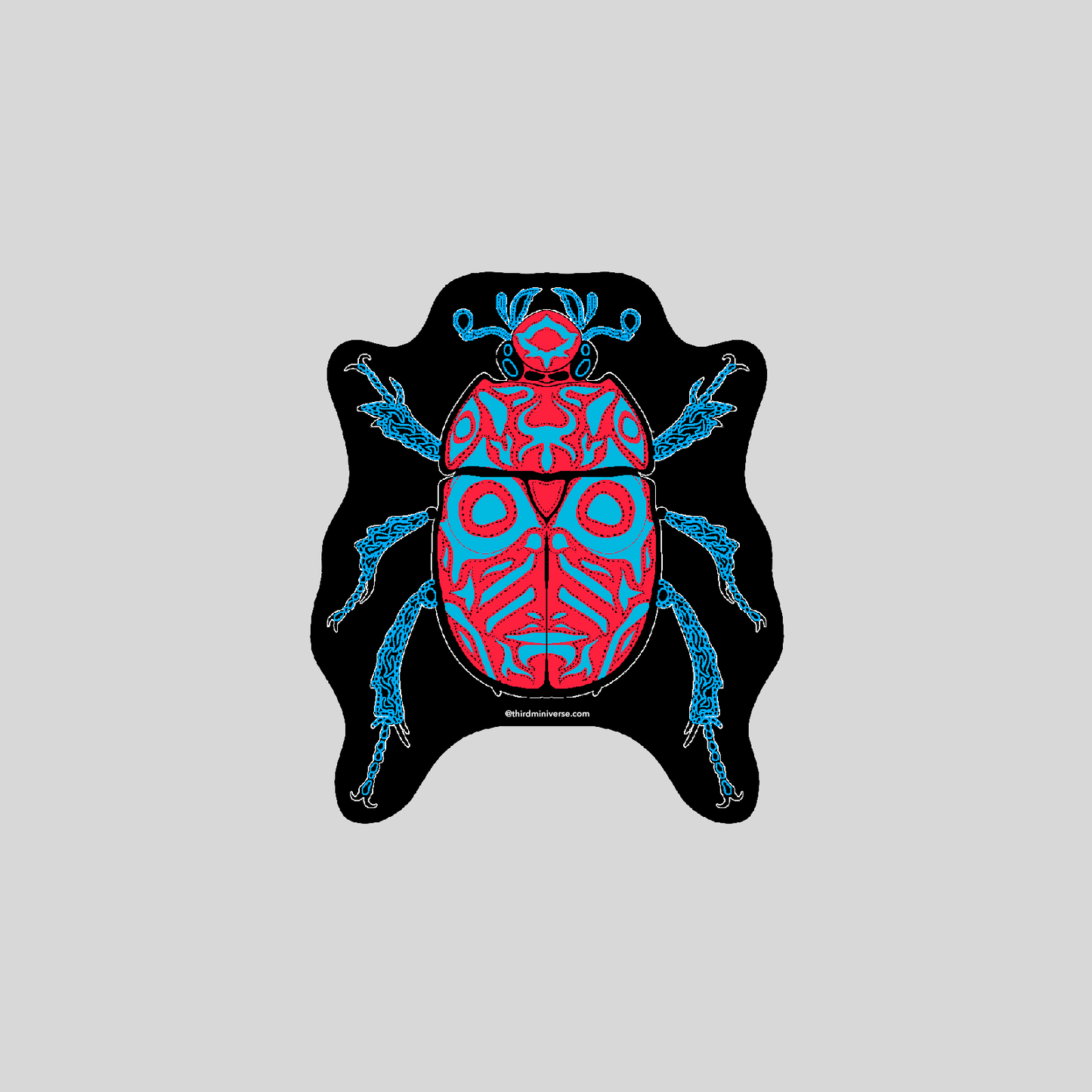 thirdminiverse neon beetle