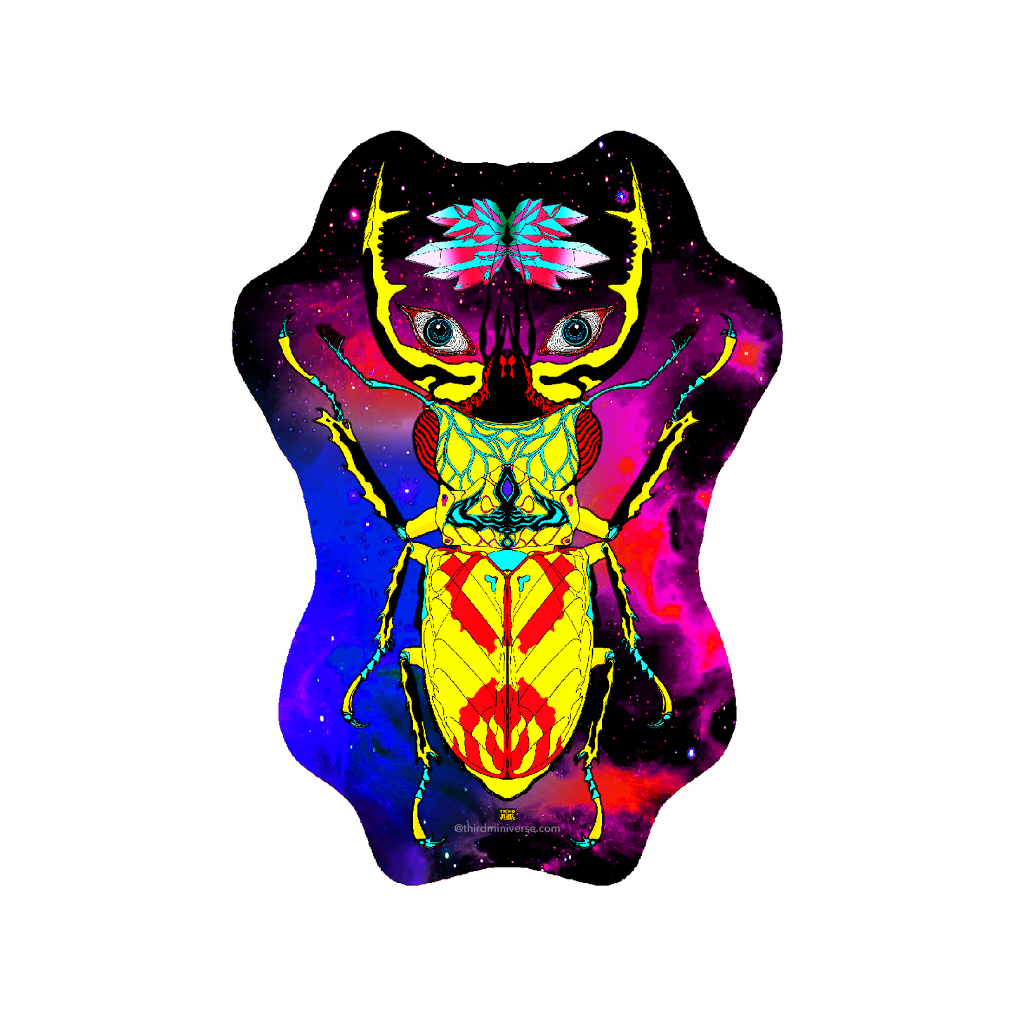 giant horn beetle sticker