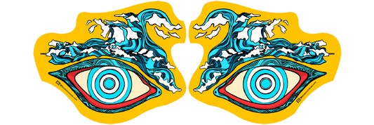 deep blue eyes sticker