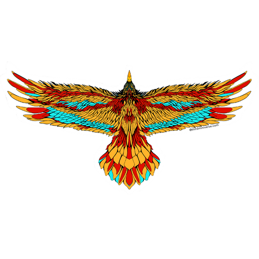fly like an eagle sticker