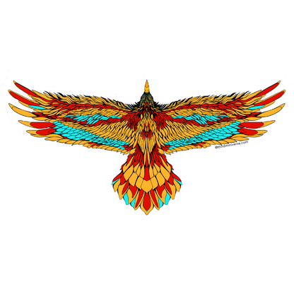 fly like an eagle sticker