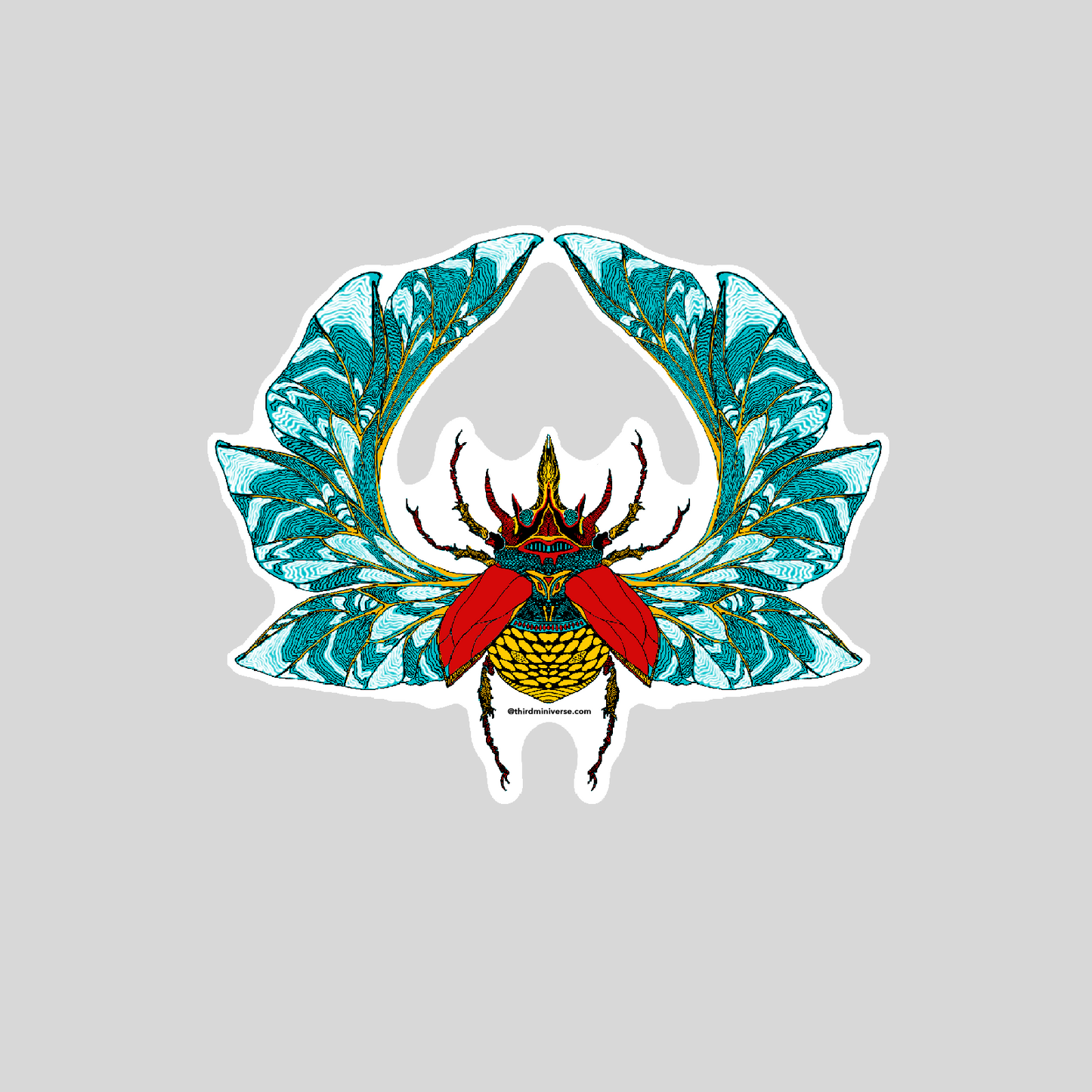 mother beetle sticker