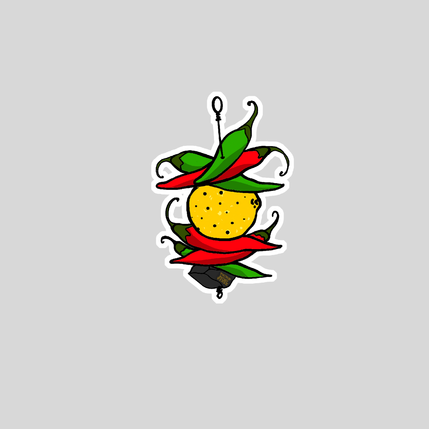 nimbu mirchi sticker