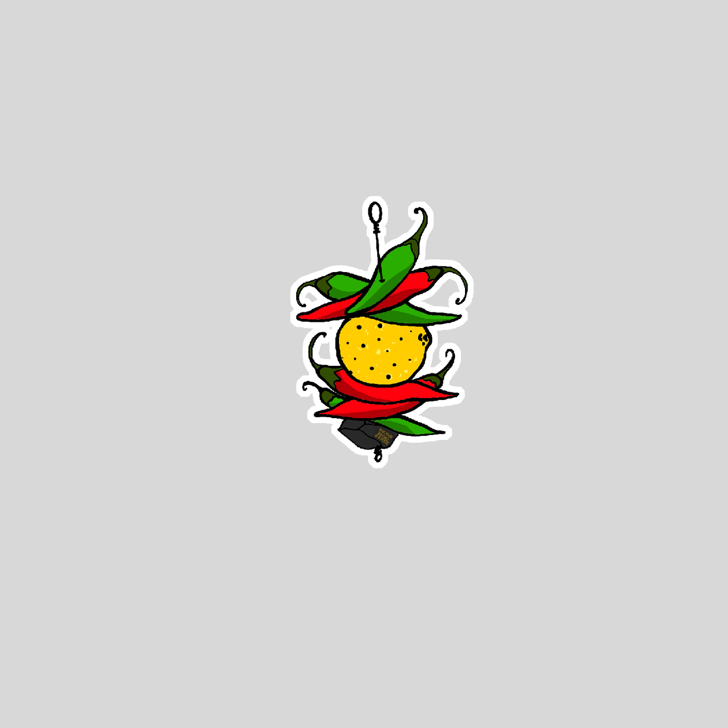 nimbu mirchi sticker