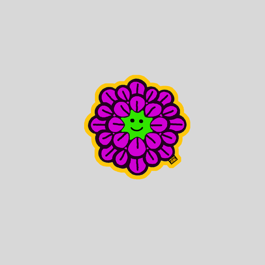 flower power sticker